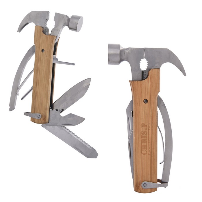 HH7409 12-IN-1 Multi-Functional Wood Hammer Wit...